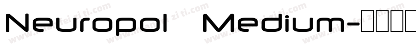 Neuropol  Medium字体转换